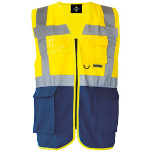 KXMF Vesta žlutá/námořnická modrá XL